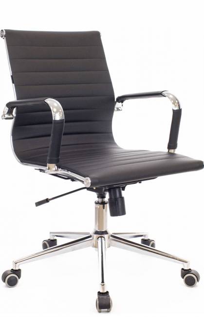 Кресло Everprof Leo T Экокожа Черный