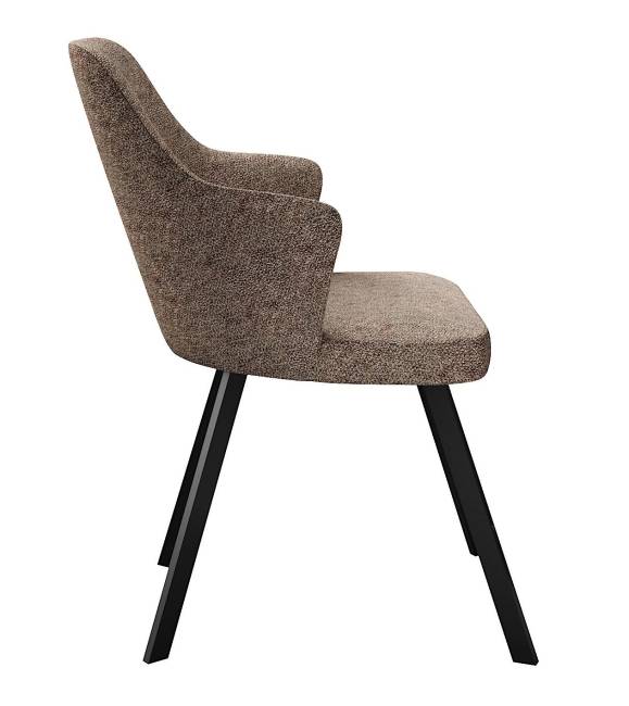 Стул DikLine 235 поворотный, NS05 CAPPUCCINO, ножки черные