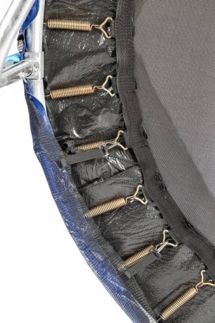 Батут Sundays Favorite 14FT (синий, с сеткой, с лестницей)