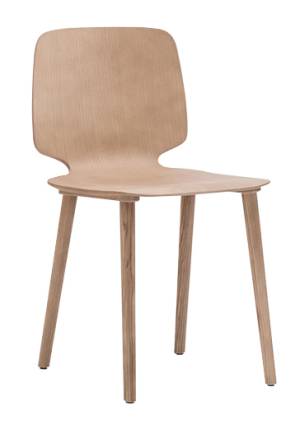 Стул деревянный Babila орех 440х525х790 мм