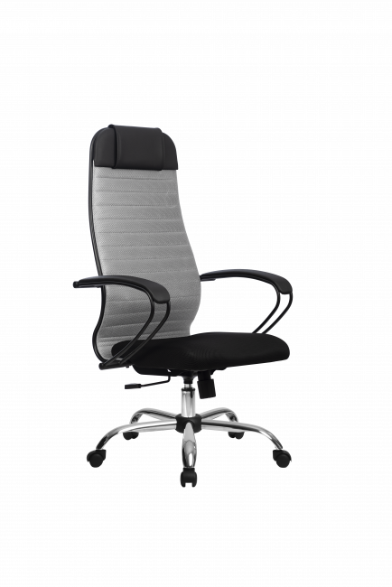 Кресло МЕТТА-21(MPRU)/подл.130/осн.003, светло-серый