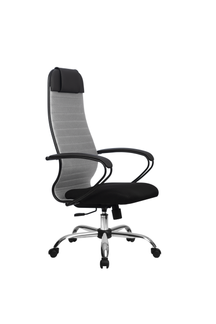 Кресло МЕТТА-21(MPRU)/подл.130/осн.003, светло-серый