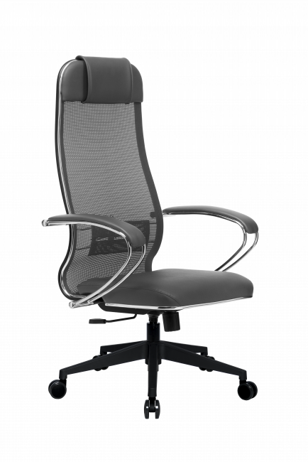 Кресло МЕТТА-5.1(MPES)/подл.116/осн.002, серый