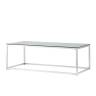 Журнальный стол 120*60 ТАУН серебро