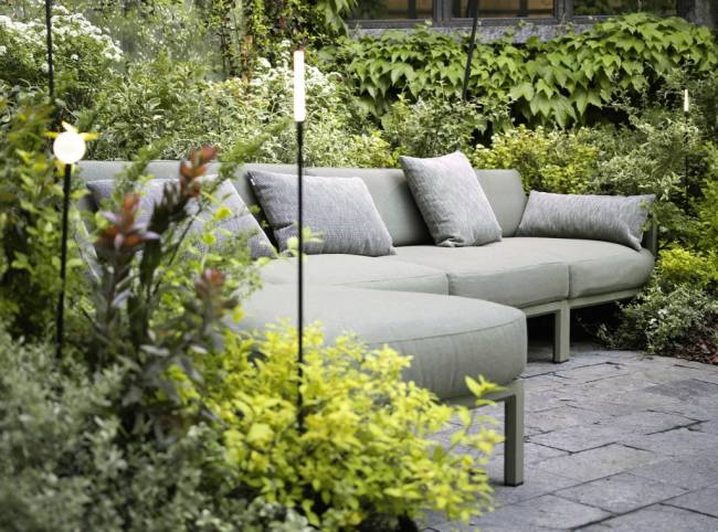 Пуф пластиковый с подушкой Maximo Pouf кактус, тимьян 825х825х455 мм Пуф пластиковый с подушкой Maximo Pouf кактус, тимьян 825х825х455 мм