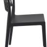 Стул пластиковый Portofino черный 520х560х830 мм