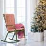 Кресло-качалка пластиковое с подушкой Folio агава, розовый 720х810-925х1190-1125 мм
