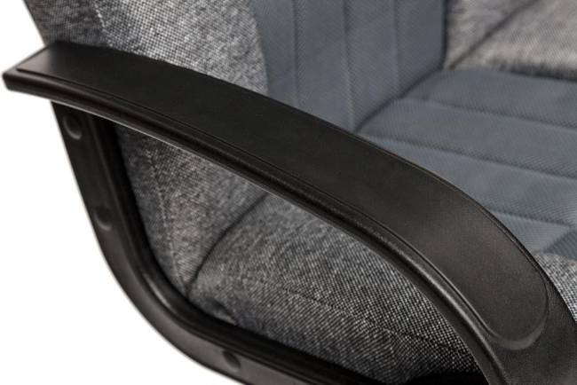 Кресло СН833 ткань/сетка, серая/серая, 207/12 серая/серая ткань/сетка