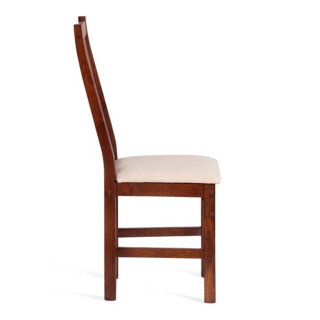 Стул SWEDEN NEW, Многослойный березовый шпон, 41х40х99 см, cappuchino/велюр бежевый (Комплект из 2 шт.) коричневый Многослойный березовый шпон