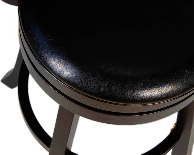 Набор 2 шт Вращающийся полубарный стул DOBRIN JOHN COUNTER, капучино, черный