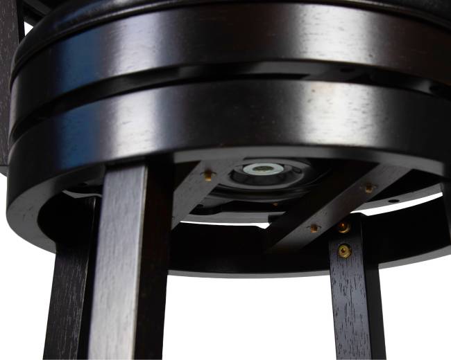 Набор 2 шт Вращающийся полубарный стул DOBRIN JOHN COUNTER, капучино, черный