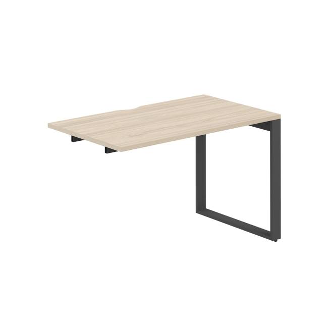 AG.184.AR.V.72.AN / Секция рабочей станции 1200х700х750 / профиль О-образный: 70х20 антрацит; столешница с вырезом; столешница: акация равелло