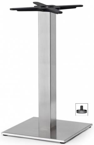 Подстолье металлическое Tiffany сатинированный стальной 400х400х730 мм