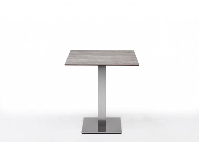 Подстолье металлическое Tiffany сатинированный стальной 400х400х730 мм