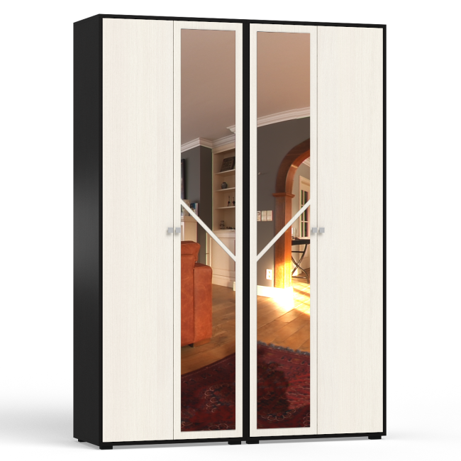 Спальня Камелия № 2 с кроватью 1600 цвет венге/дуб лоредо