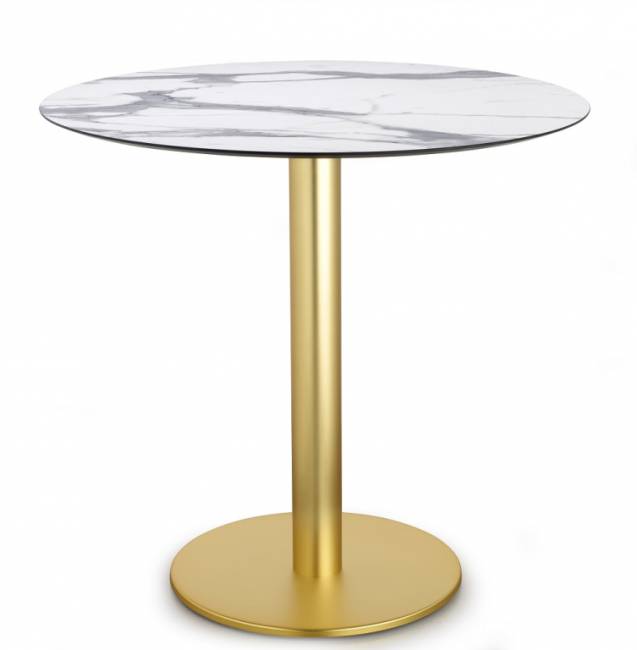 Столешница круглая Compact Laminate для подстолья Nemo, Domino, Tiffany, Cross белый мрамор Каррара Ø600х10 мм Столешница круглая Compact Laminate для подстолья Nemo, Domino, Tiffany, Cross белый мрамор Каррара Ø600х10 мм