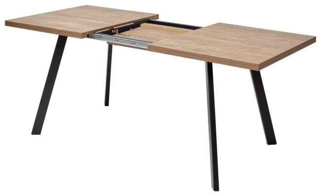 Стол BRICK M 120 Дуб Канзас/ Черный М-City