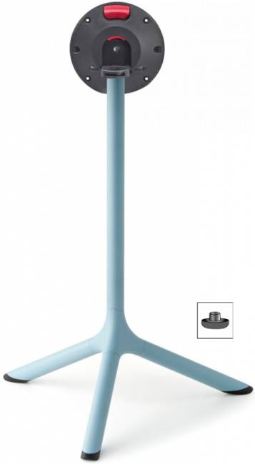 Подстолье металлическое складное Tripe Folding голубой Ø610х730 мм