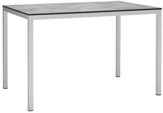 Стол ламинированный Mirto белый, цементный 1190х790х750 мм