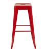 Стул барный TOLIX красный глянцевый KD 4 шт.