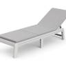 Шезлонг Атлас (Atlas) белый