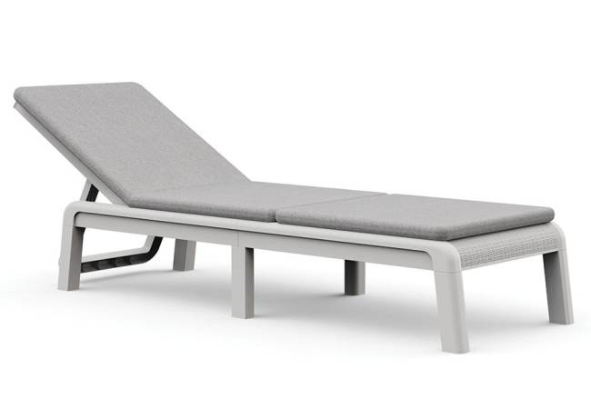 Шезлонг Атлас (Atlas) белый