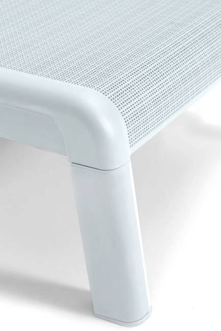 Шезлонг Атлас (Atlas) белый