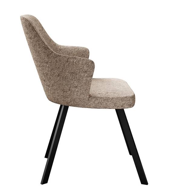 Стул DikLine 235 поворотный, NS04 CREAM, ножки черные