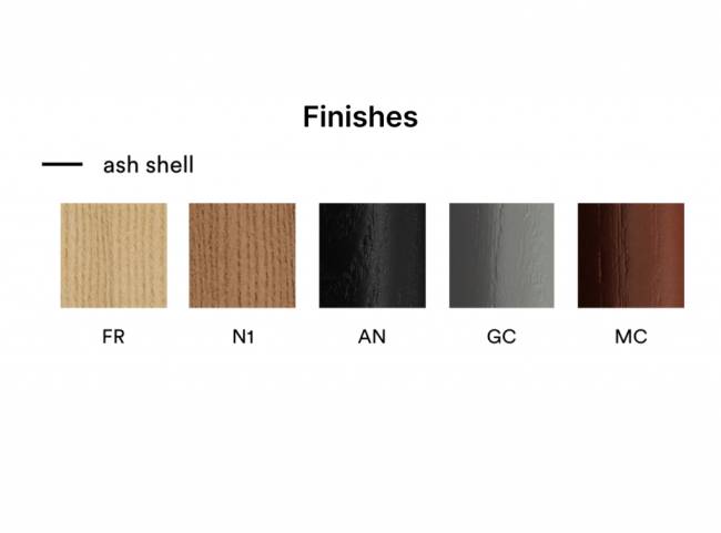 Стул деревянный Babila белый, беленый ясень 520х520х805 мм