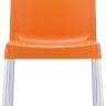 Стул пластиковый Vita оранжевый 440х530х800 мм
