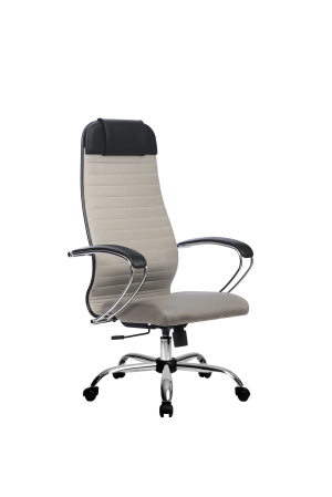 Кресло МЕТТА-21(MPRU)/подл.130/осн.003, светло-серый/светло-серый