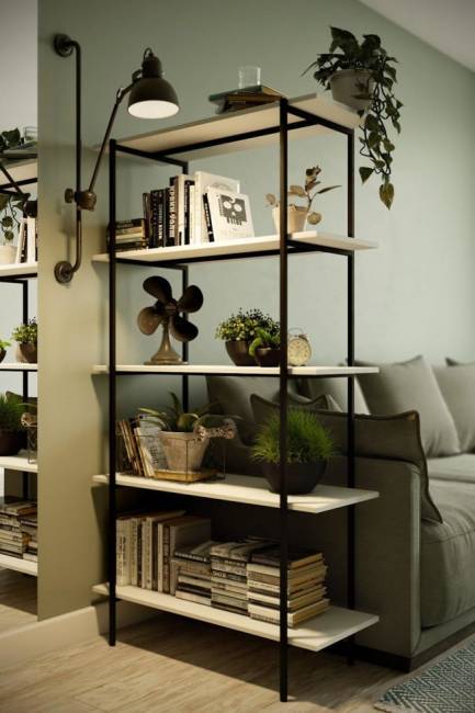 Стеллаж Калифорния Атлантик 1645, белый