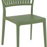 Стул пластиковый Portofino оливковый 520х560х830 мм