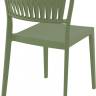 Стул пластиковый Portofino оливковый 520х560х830 мм