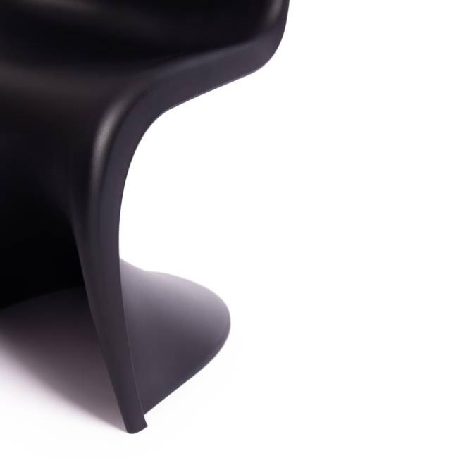 Стул PANTON (mod. C1074) / 1 шт. в упаковке пластик, 57 х 49,5 х 86 см, Черный (Black) черный пластик