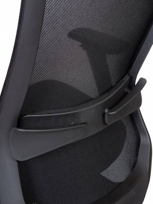 Кресло офисное / Como black / черный пластик / черная сетка / черная ткань Кресло офисное / Como black / черный пластик / черная сетка / черная ткань