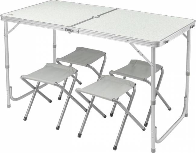 Комплект складной мебели Coyote HKTB-1002 (светло-серый)