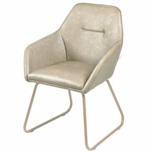 Стул "Ортон ПЛ" Из металла и экокожи 61,5х58х87,5