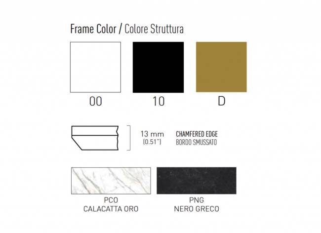 Cтолик кофейный керамогранитный Tag Gres Porcelain Ø800х450 мм Cтолик кофейный керамогранитный Tag Gres Porcelain Ø800х450 мм