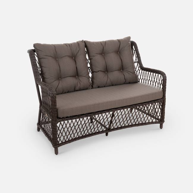 Диван Titulo 2 ps (с упаковкой) Шоколад металлик, RAL 8017, Mossle 295