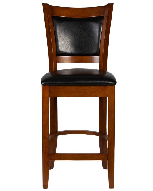 Набор 2 шт Стул полубарный DOBRIN GARRY COUNTER, шоколад, черный