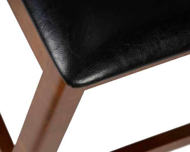 Набор 2 шт Стул полубарный DOBRIN GARRY COUNTER, шоколад, черный