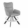 Стул DikLine 501 поворотный NS10 GREY, ножки черные