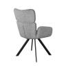 Стул DikLine 501 поворотный NS10 GREY, ножки черные