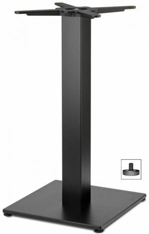 Подстолье металлическое Tiffany черный 400х400х730 мм