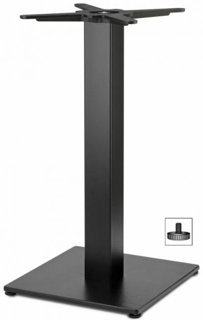 Подстолье металлическое Tiffany черный 400х400х730 мм