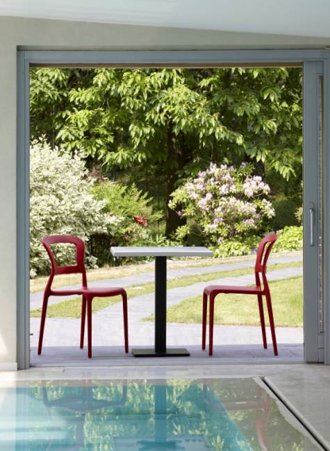 Подстолье металлическое Tiffany черный 400х400х730 мм