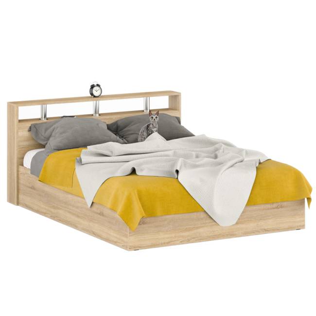 Спальня Камелия № 2 с кроватью 1600 цвет дуб сонома