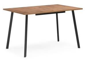 Кортни 120 (160) x 80 дуб крафт золотой / черный матовый