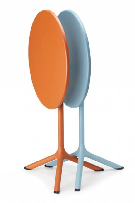 Подстолье металлическое складное Tripe Folding черный Ø610х730 мм